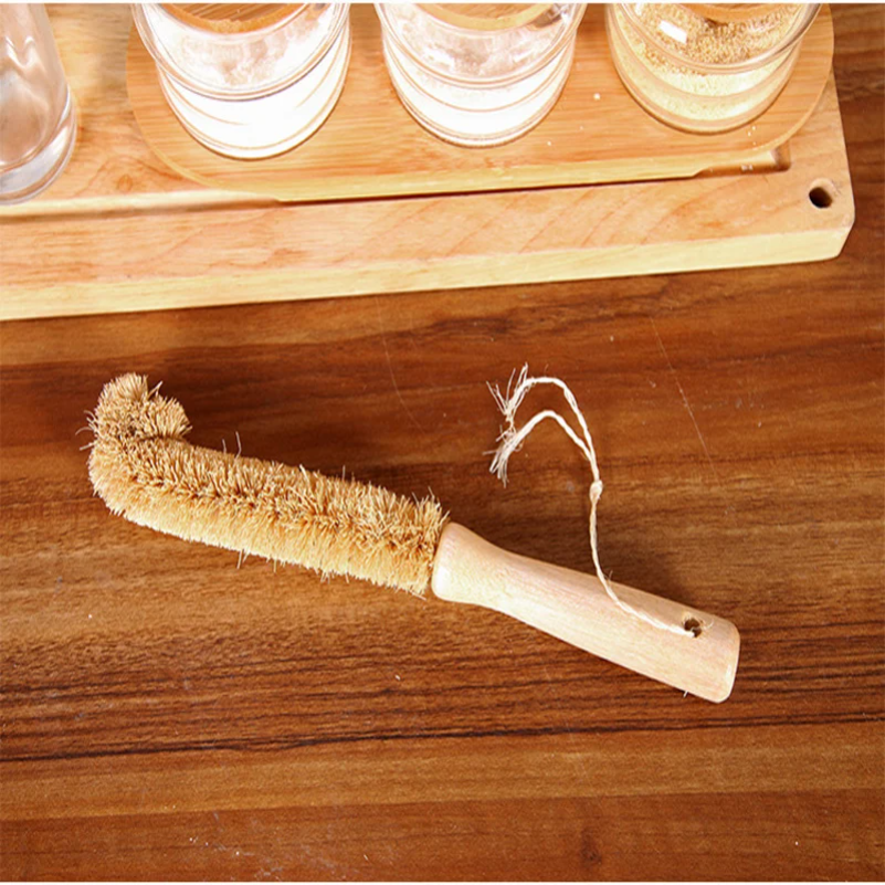 Coconut Palm Cup Brush Wooden  - Dish Brush Bamboo 리뷰 및 가격