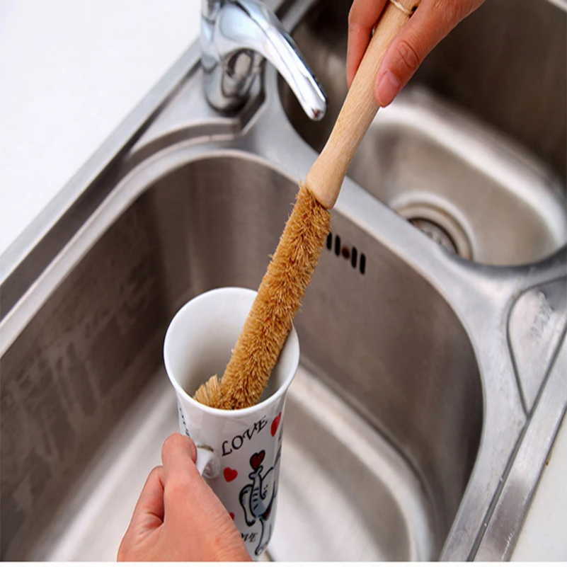 Coconut Palm Cup Brush Wooden  - Dish Brush Bamboo 리뷰 및 가격
