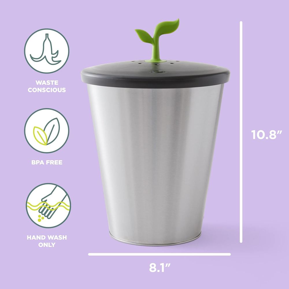 Countertop Composting Bin, 3.3 - Compost Bin Countertop 리뷰 및 가격