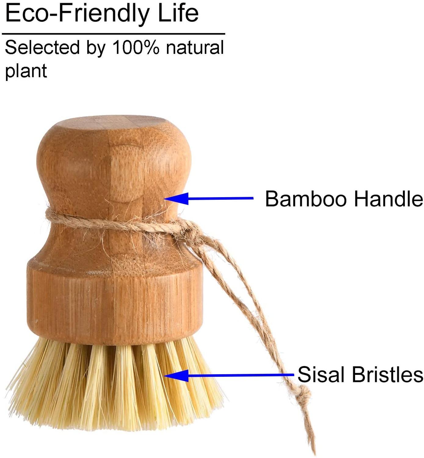 Bamboo Dish Scrub Brushes Natu - Dish Brush Bamboo 리뷰 및 가격