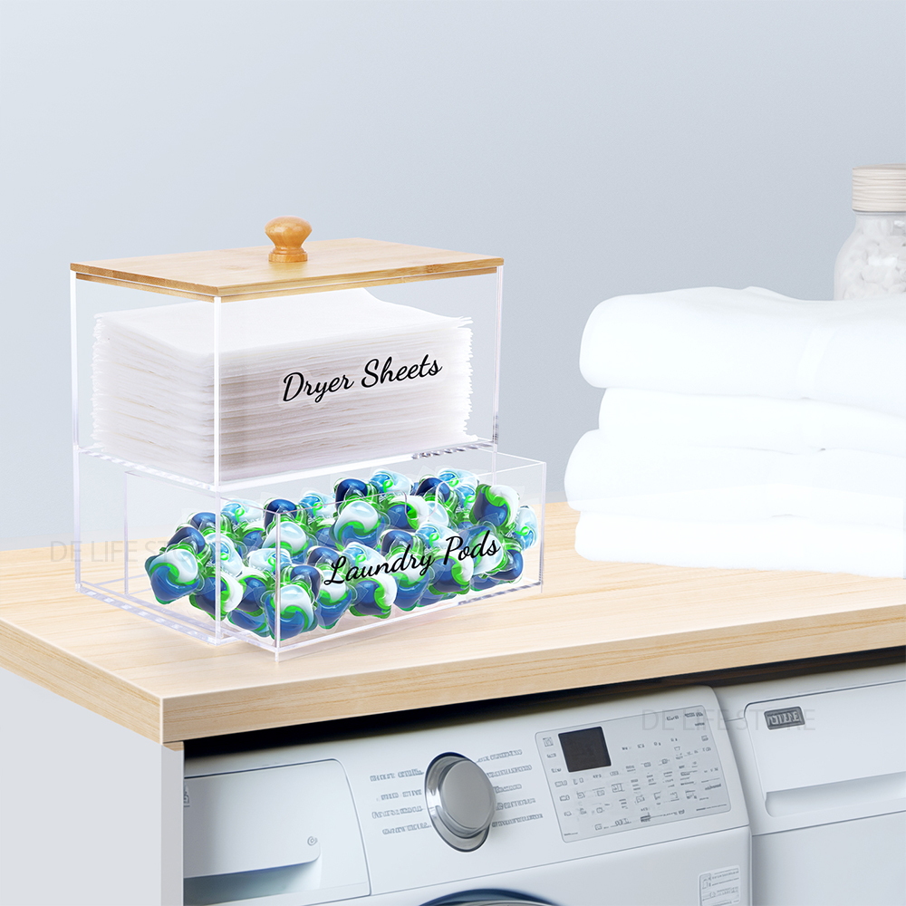 Acrylic Laundry Pods Organizer - Laundry Strip Eco 리뷰 및 가격