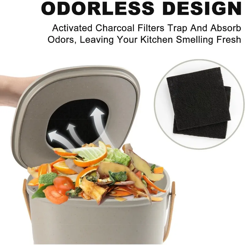 Compost Bin Kitchen, Counterto - Compost Bin Countertop 리뷰 및 가격