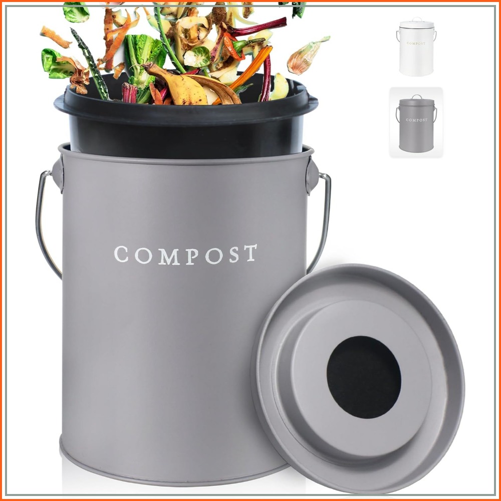 Indoor Compost Bin Kitchen Odo - Compost Bin Countertop 리뷰 및 가격