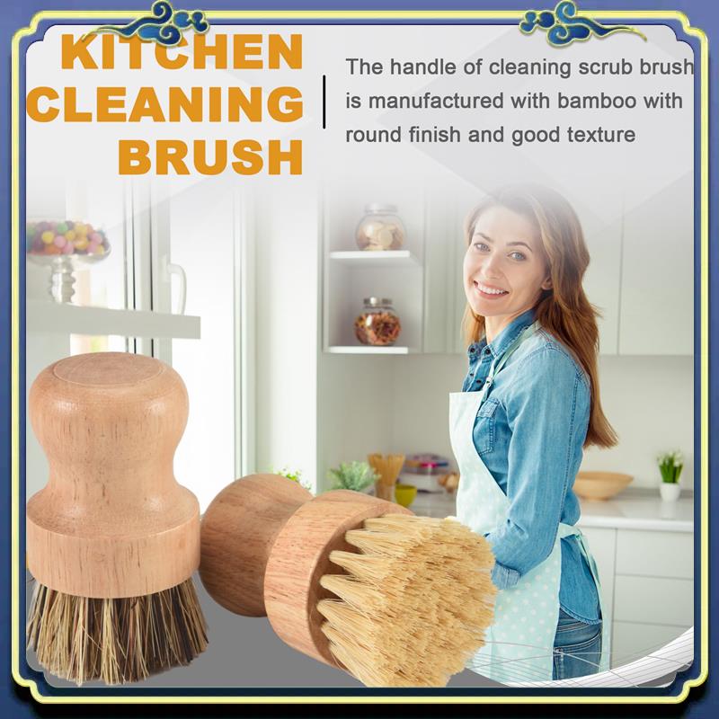 A56P-Bamboo Dish Brush 2Pcs Ba - Dish Brush Bamboo 리뷰 및 가격