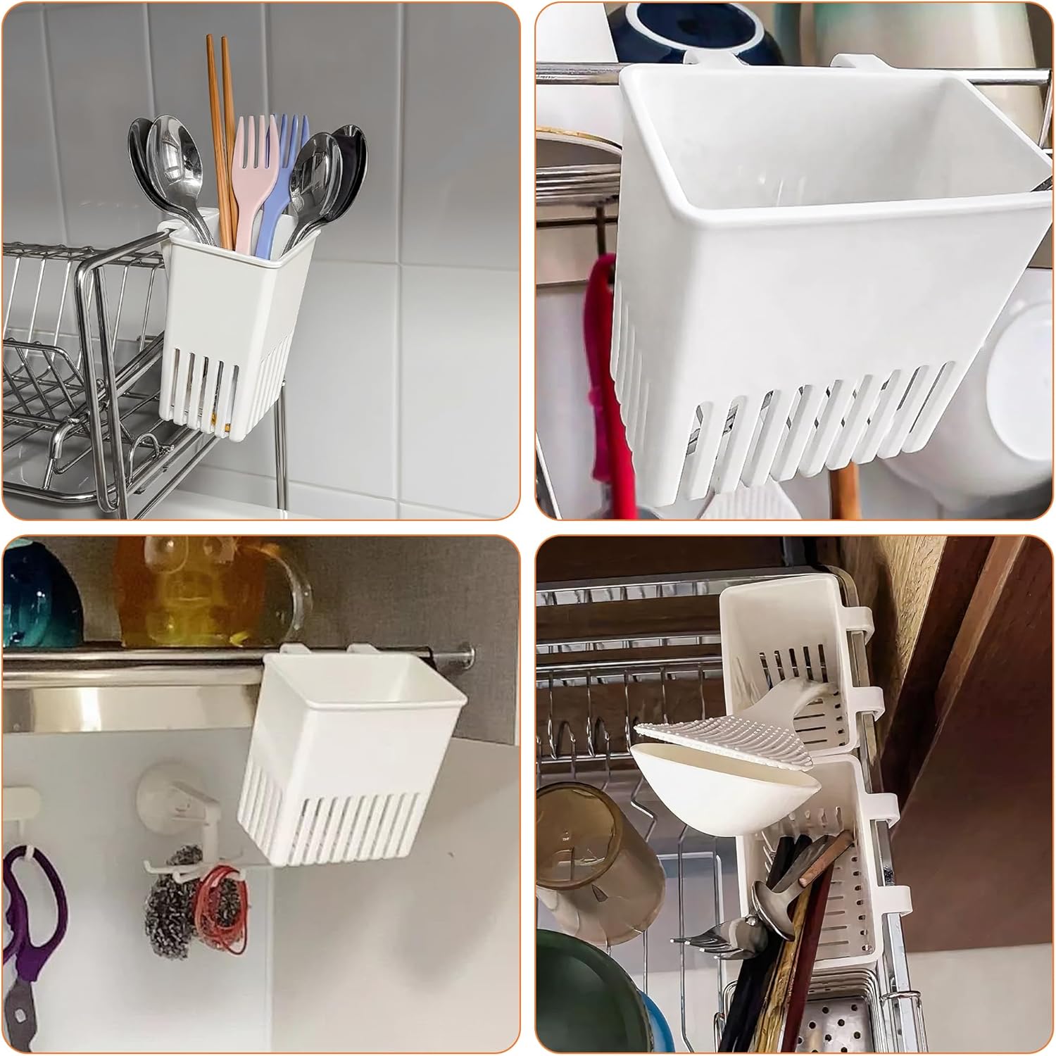 Cutlery Storage Rack with Cup  - Compost Bin Countertop 리뷰 및 가격