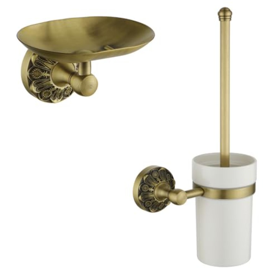 Toilet Brush Holder + Soap Dis - Dish Brush Bamboo 리뷰 및 가격