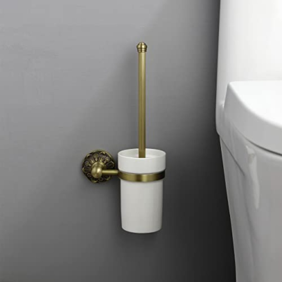 Toilet Brush Holder + Soap Dis - Dish Brush Bamboo 리뷰 및 가격