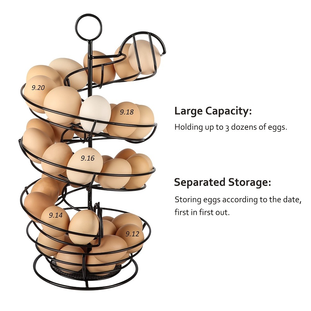Metal Wire Spiral Egg Holder,  - Compost Bin Countertop 리뷰 및 가격