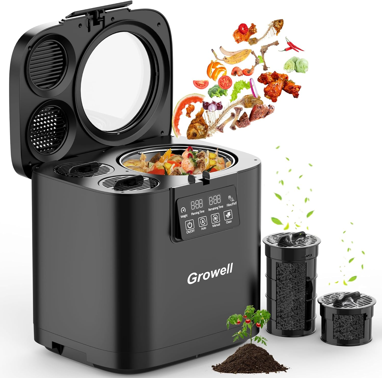 4L Electric Kitchen Composter, - Compost Bin Countertop 리뷰 및 가격
