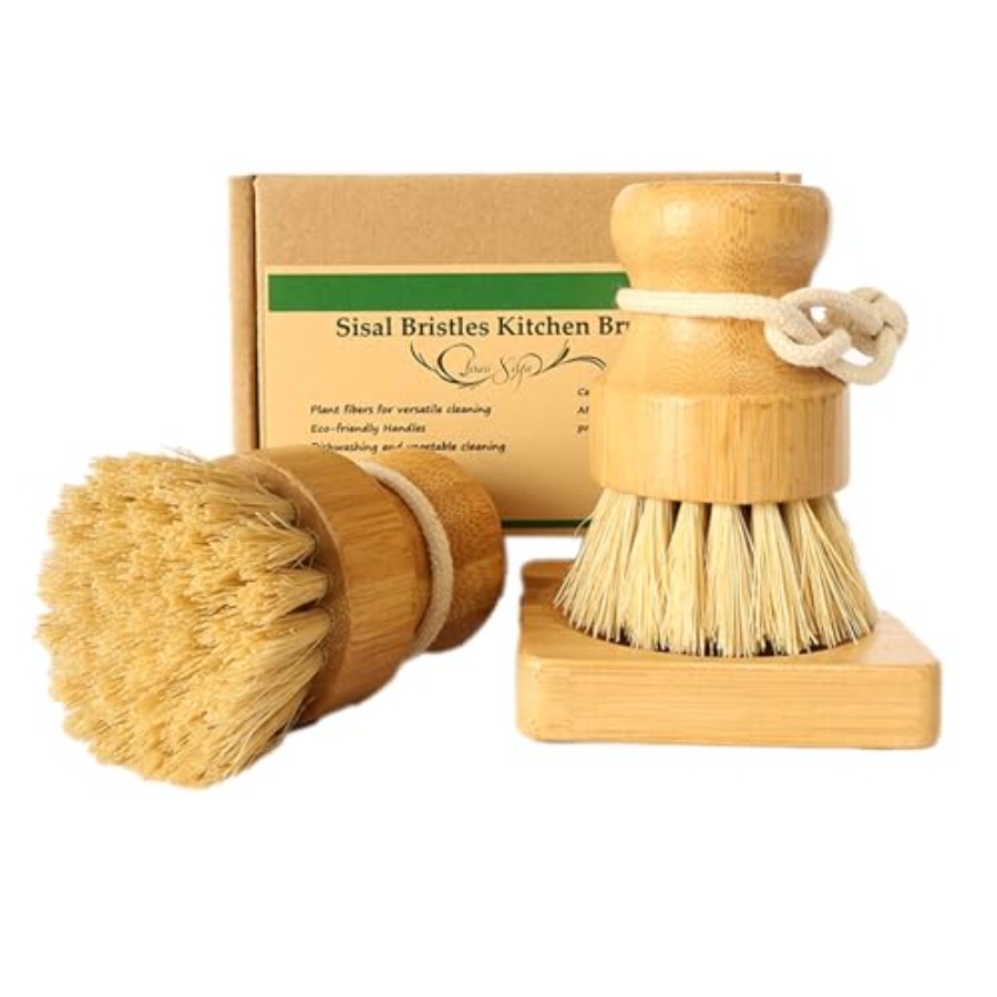 Bamboo Vegetable Brush Set, Na - Dish Brush Bamboo 리뷰 및 가격