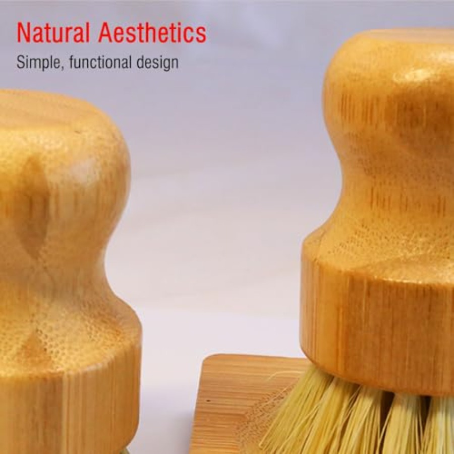 Bamboo Vegetable Brush Set, Na - Dish Brush Bamboo 리뷰 및 가격