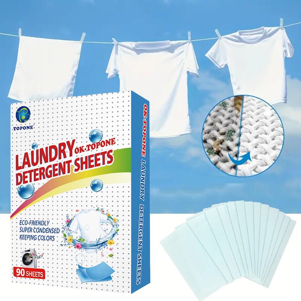 90 pcs Washer Sheets Detergent - Laundry Strip Eco 리뷰 및 가격