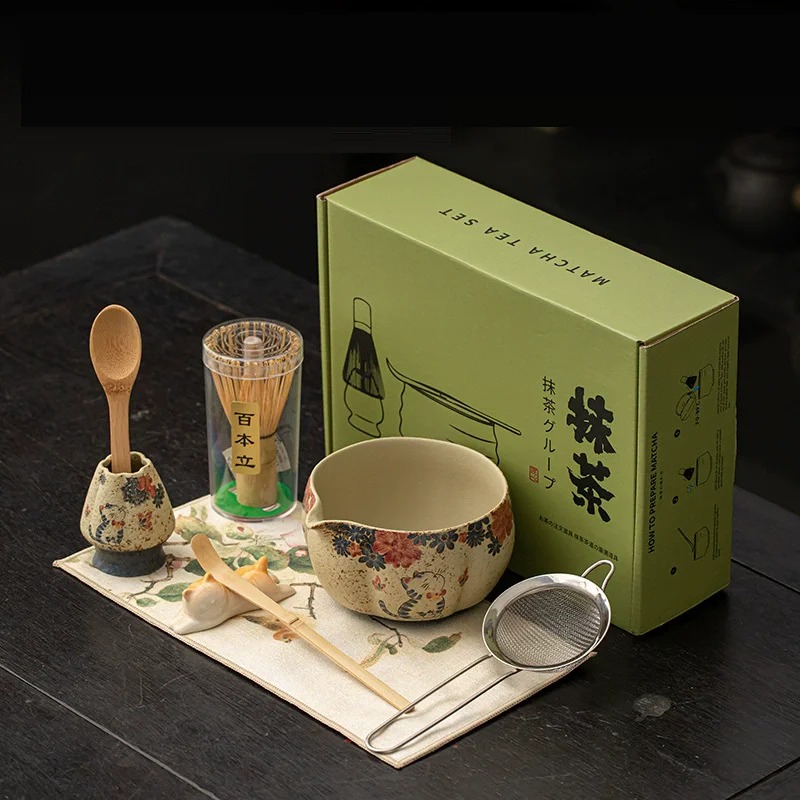 8PCS Japanese Flint red Matcha - Dish Brush Bamboo 리뷰 및 가격
