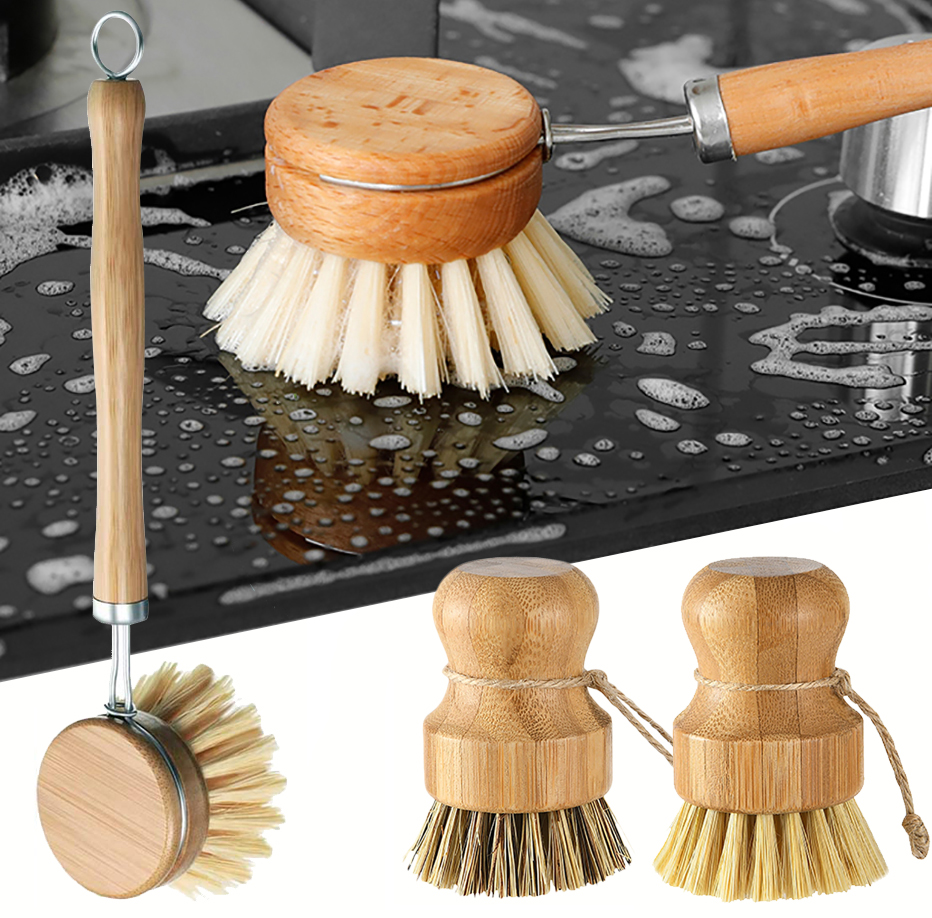 Bamboo Kitchen Cleaning Brush  - Dish Brush Bamboo 리뷰 및 가격