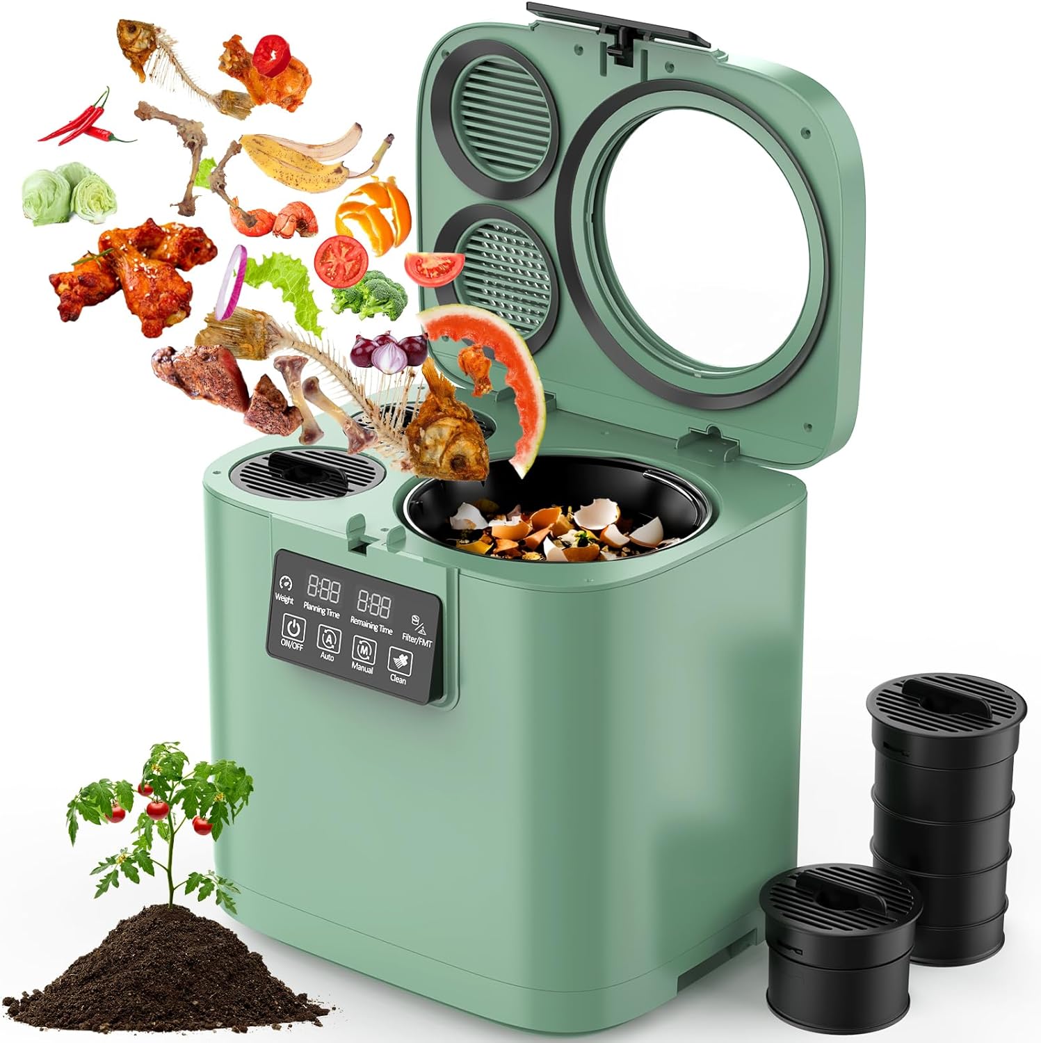 4L Electric Composter for Kitc - Compost Bin Countertop 리뷰 및 가격