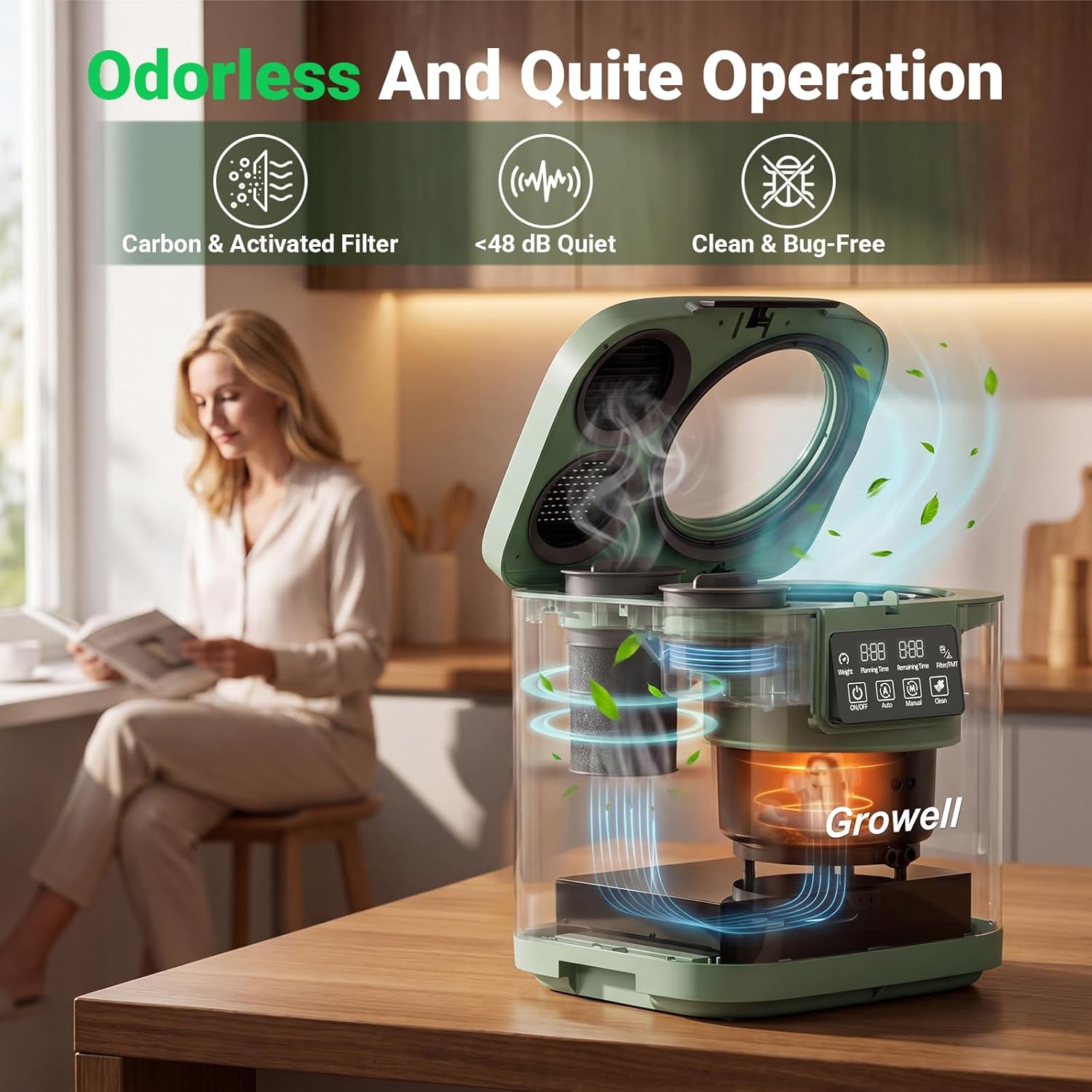 4L Electric Composter for Kitc - Compost Bin Countertop 리뷰 및 가격