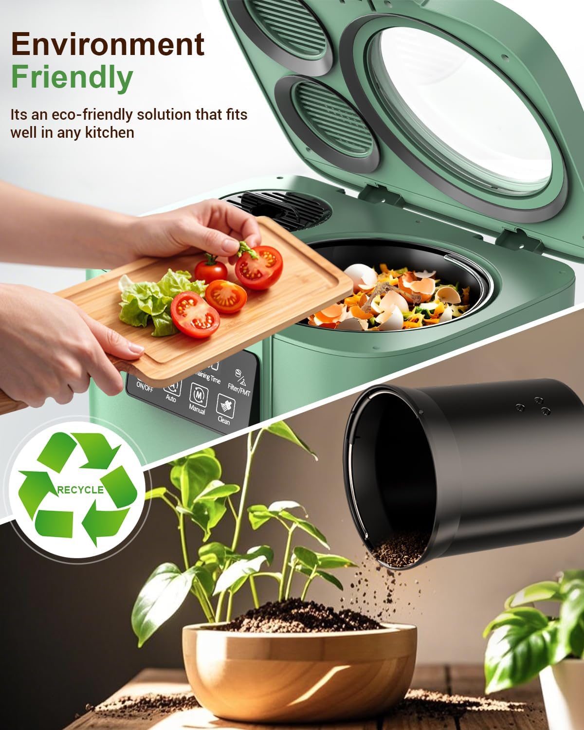 4L Electric Composter for Kitc - Compost Bin Countertop 리뷰 및 가격
