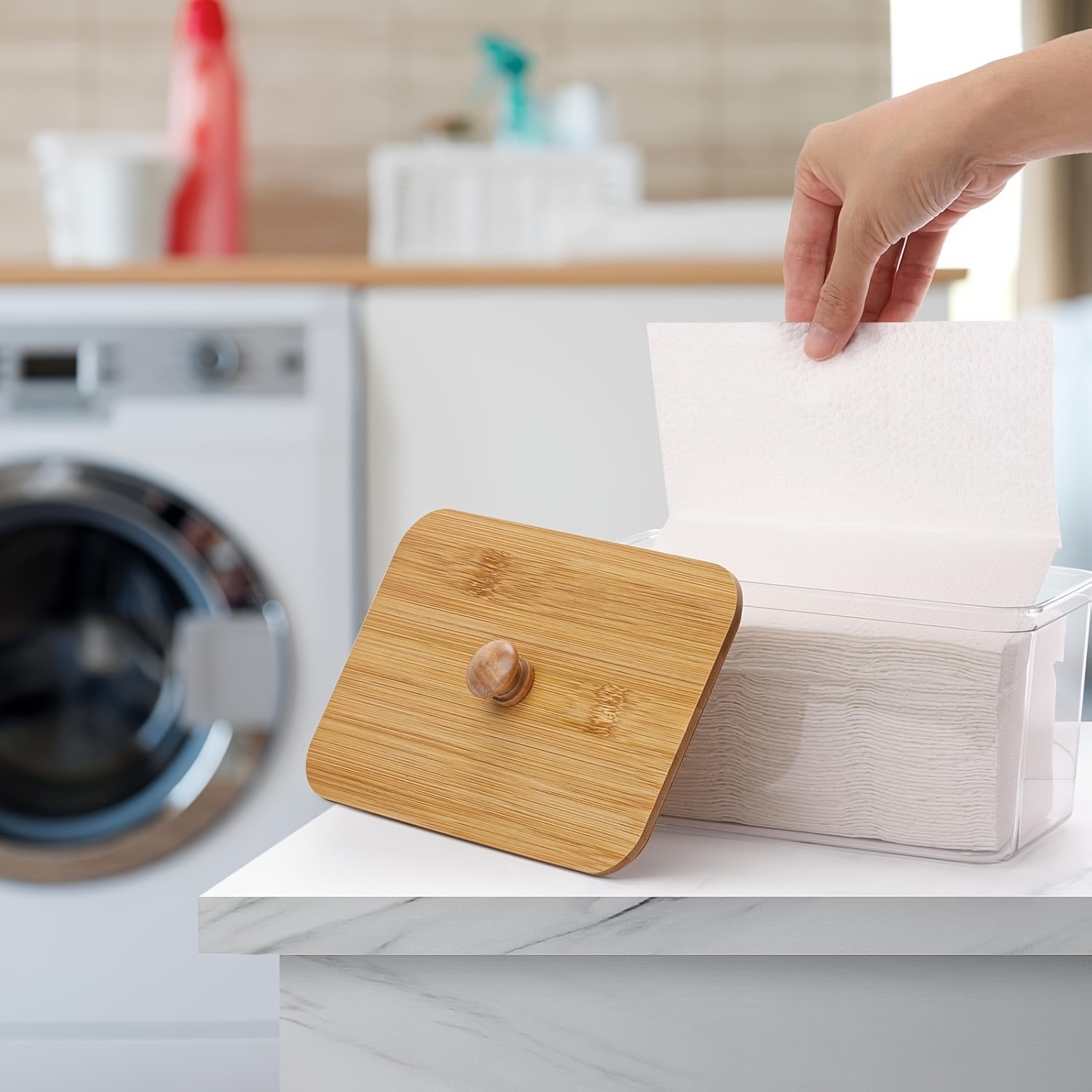 Acrylic Dryer Sheet Holder Con - Laundry Strip Eco 리뷰 및 가격